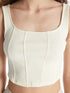 LC Waikiki Women's U-Neck Straight Crop